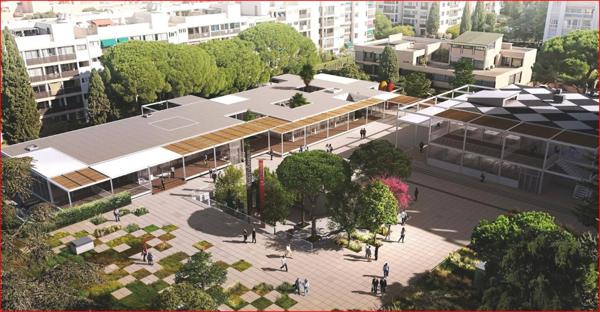 Type 4 avec loggia entièrement fermée d'env.10 M²