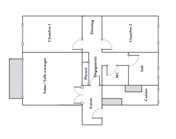 Appartement à vendre 3 pièces 63,62 m² L'Haÿ-les-Roses