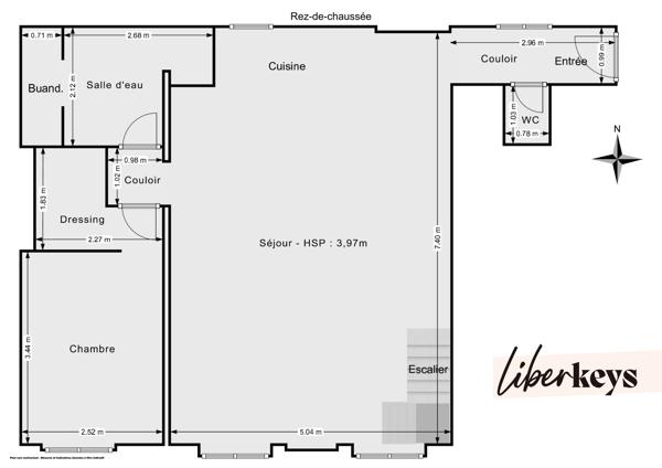 Magnifique appartement Canut T5 de 96,35m2 traversant, plein sud et sans vis-à-vis | rue Pelletier | 69004 Lyon