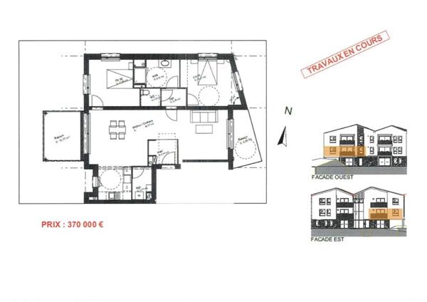 APPARTEMENT NEUF en résidence, vente en l'état futur d'achèvement, travaux en cours