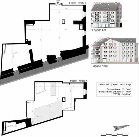 Appartement F5 à vendre  5 pièces - 140,29 m2 CHAMONIX MONT BLANC - 74