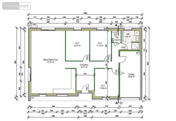 Achat - Maison | Maison individuelle Wardrecques 62120 4 pièces 103 m 2 455 m 2