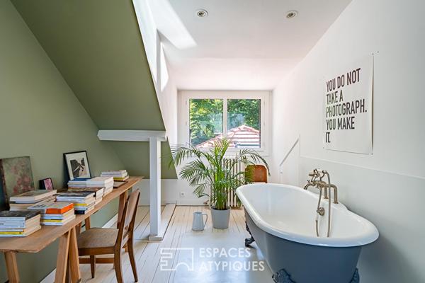 Maison avec extension contemporaine et esprit loft au coeur du Domaine de la Marche