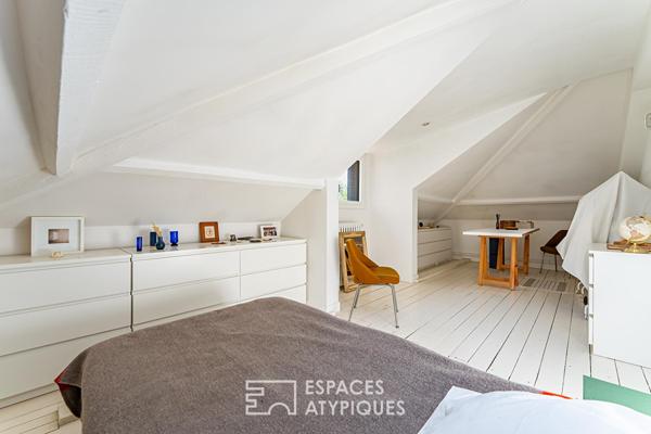Maison avec extension contemporaine et esprit loft au coeur du Domaine de la Marche