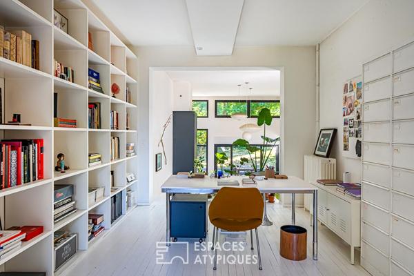 Maison avec extension contemporaine et esprit loft au coeur du Domaine de la Marche