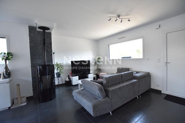 MEUCON - Maison contemporaine 96 m² - 4 chambres - vie de plain pied - terrain 320 m²