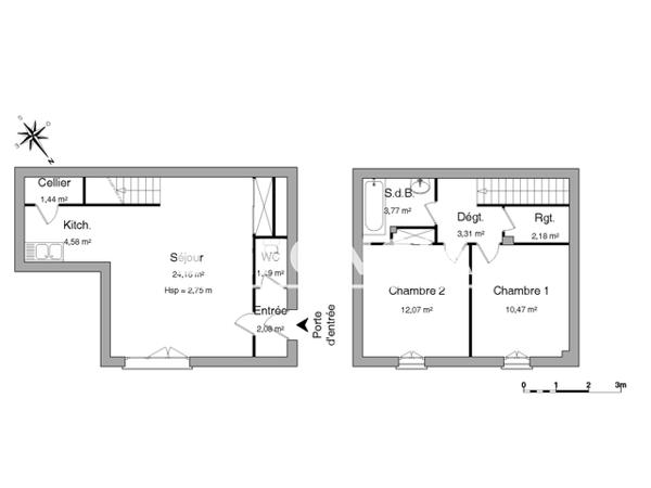 Location Appartement 3 pièces 65.55 m² - 2 RUE DE LA CAUSSADE Albi 81000