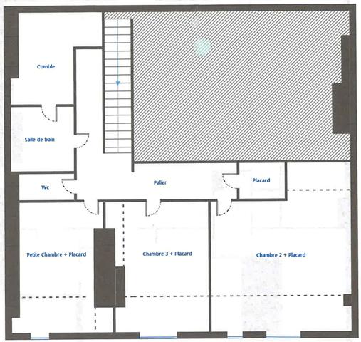 A vendre  - appartement atelier en duplex - 181 m² - Paris -75006 - Quai Malaquais