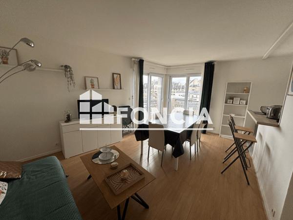 Location Appartement meublé 2 pièces 52.47 m² - 123 RUE DU GENERAL CHANZY Tours 37000