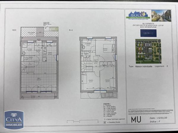 Maison à louer 4 pièces 84.5m² Montlouis-sur-Loire (37270)