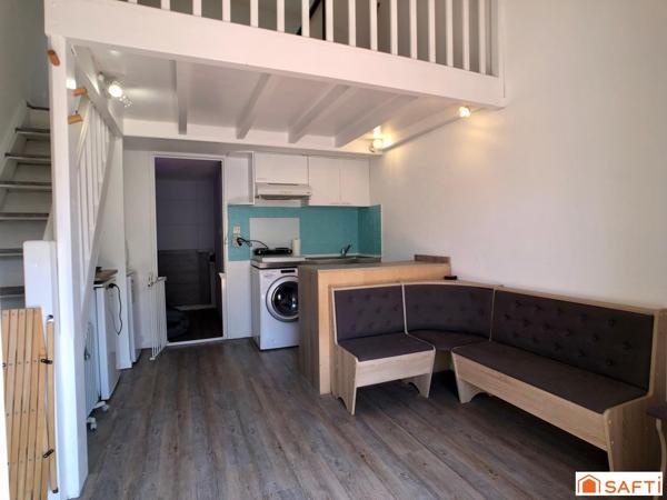 Maison de type T2 cabine rénovée et climatisée avec terrasse et parking