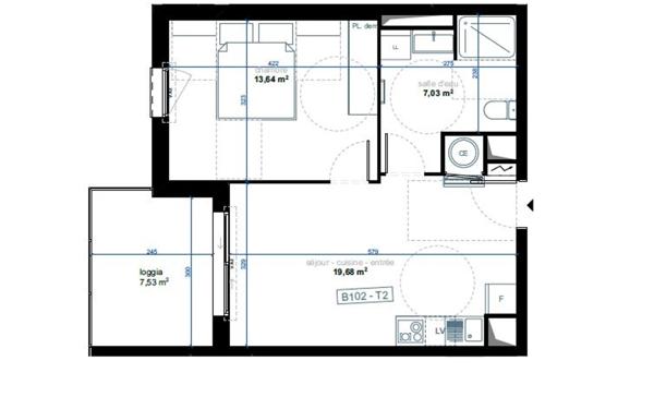 Appartement à vendre    2 pièces •  Narbonne