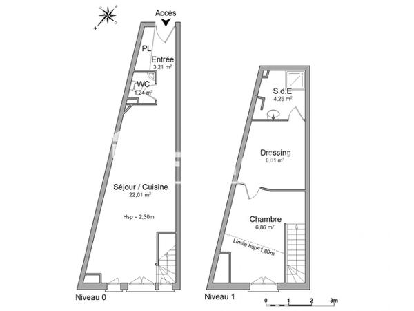 Location Appartement 2 pièces 45.59 m² - 6 AVENUE DU GENERAL LECLERC Vanvoeuvre Les Nancy 54500