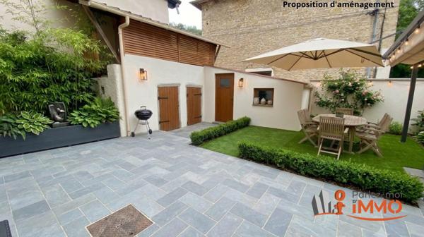 Maison de village 115m² - Mozas - DPE D - Cour & Stationnements