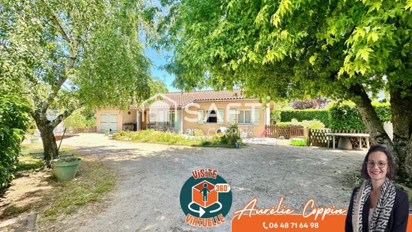 Maison au calme avec piscine et jardin arboré