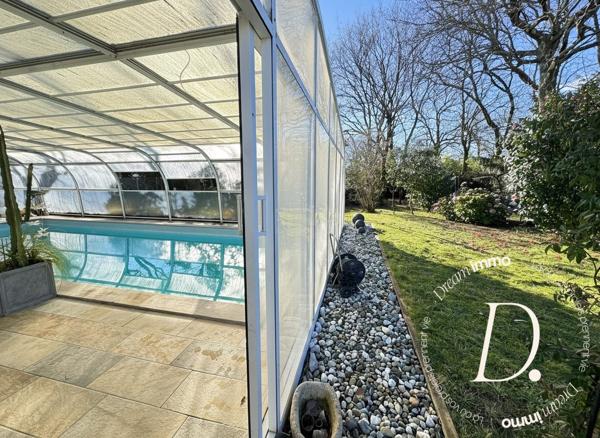 Labenne centre – Plain-pied 115 m², jardin 1 100 m² et piscine couverte