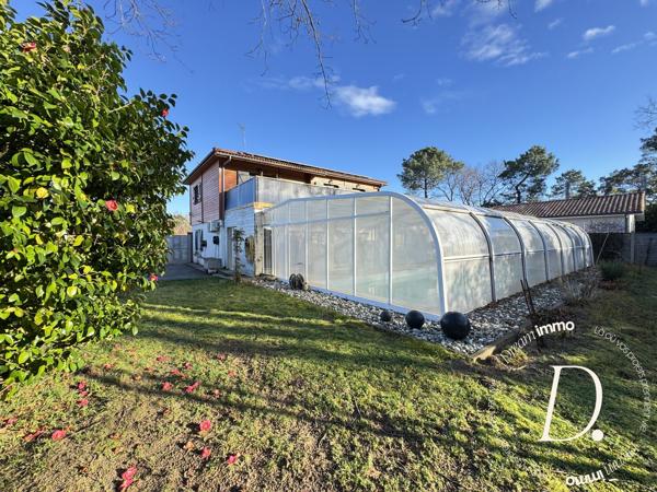 Labenne centre – Plain-pied 115 m², jardin 1 100 m² et piscine couverte
