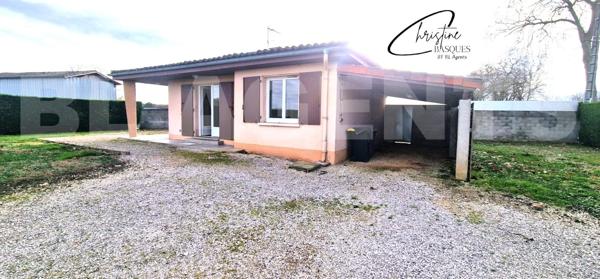 Charmante maison cocooning T3 – 63 m² – Terrain 835 m² – Lacourt Saint-Pierre