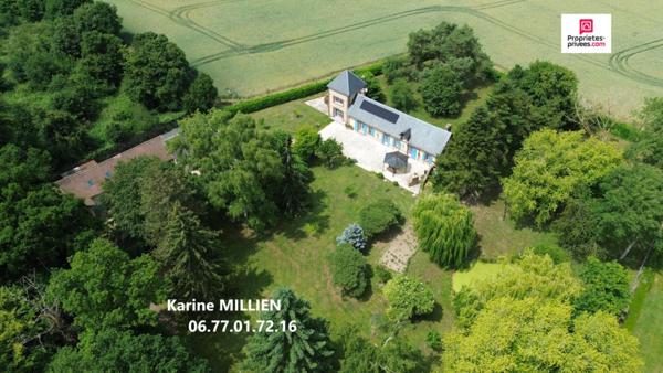 HOUDAN 78550 Maison individuelle - 1 étage - 5 chambres - Garages - Terrain - 483 000  HAI