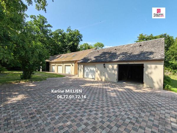 HOUDAN 78550 Maison individuelle - 1 étage - 5 chambres - Garages - Terrain - 483 000  HAI