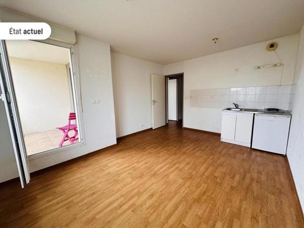 Appartement à vendre |  Trélissac |  2 pièces | 36 m²
