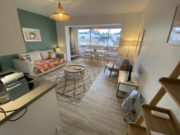 Arcachon hyper centre T2 cabine