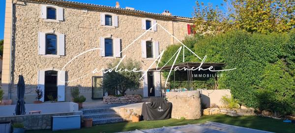 A Louer à COUDOUX - Grand Mas Provençal meublé de 320m² - 5 chambres - bureau - piscine