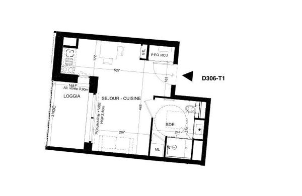 Studio à vendre 24 m² La Rochelle