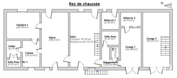 Maison à vendre 5 pièces 240 m² Bresse Vallons