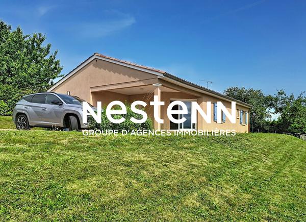 A vendre : Maison de plain-pied - 3 chambres - secteur calme proche HURIGNY (71870)