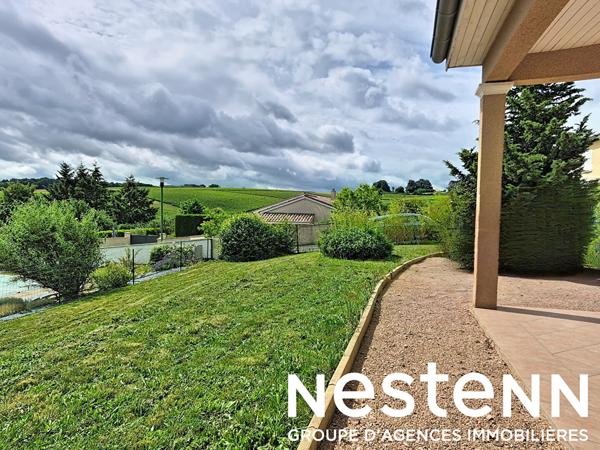 A vendre : Maison de plain-pied - 3 chambres - secteur calme proche HURIGNY (71870)