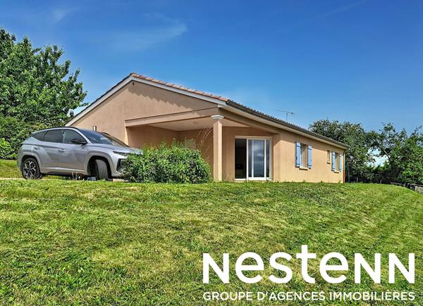 A vendre : Maison de plain-pied - 3 chambres - secteur calme proche HURIGNY (71870)