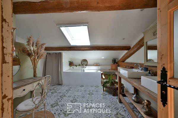 Bâtisse de caractère rénovée avec vue magnifique