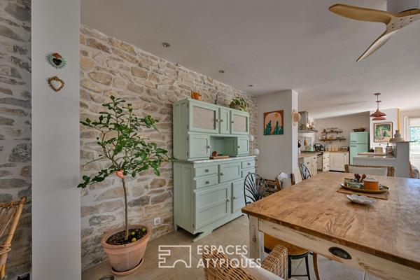Bâtisse de caractère rénovée avec vue magnifique