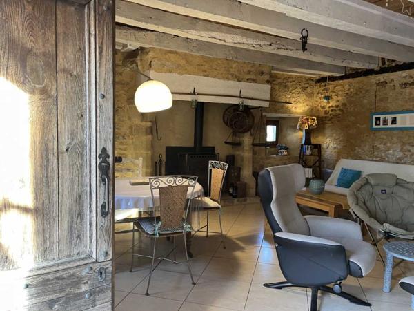 Maison ancienne - Les eyzies En Périgord Noir, proche de Saint-Léon-Sur-Vézère, au calme, très jolie maison ancienne entièrement restaurée avec soin. Magnifique vue sur la vallée. Unique. A voir!