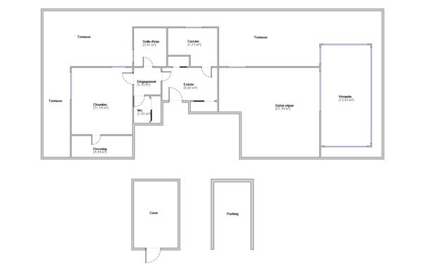 Appartement à vendre 2 pièces 70 m² Vélizy-Villacoublay
