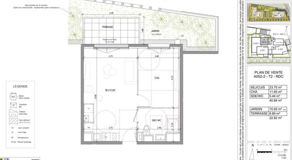 Appartement à vendre 2 pièces 40 m² Clermont-Ferrand