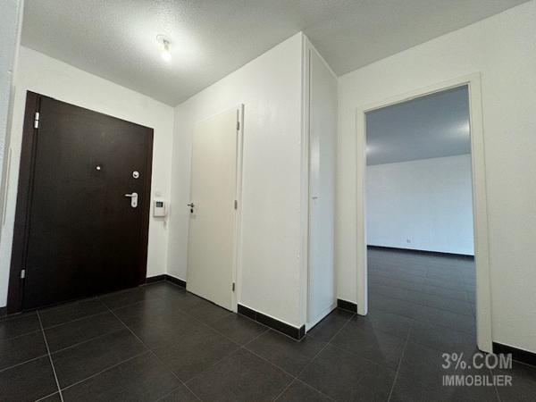 3%.COM Magnifique F3 au calme avec terrasse et garage double Lingolsheim (67380)