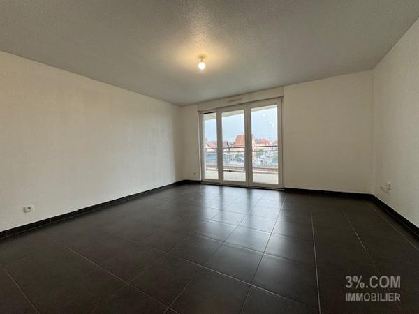 3%.COM Magnifique F3 au calme avec terrasse et garage double Lingolsheim (67380)