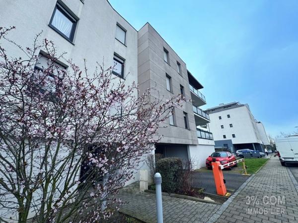 3%.COM Magnifique F3 au calme avec terrasse et garage double Lingolsheim (67380)