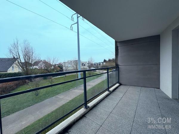 3%.COM Magnifique F3 au calme avec terrasse et garage double Lingolsheim (67380)