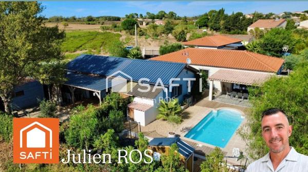 VILLA RÉCENTE AVEC CHALET INDÉPENDANT, PISCINE ET GRAND PARKING