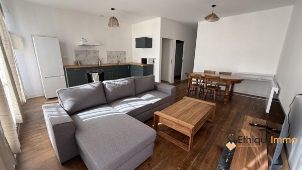 À louer – Bar-sur-Aube – Appartement meublé rénové 51,88 m² – 2ème étage – DPE C