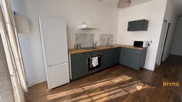 À louer – Bar-sur-Aube – Appartement meublé rénové 51,88 m² – 2ème étage – DPE C