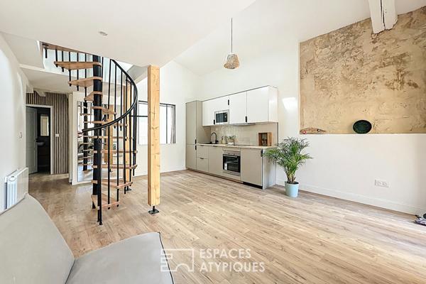 Le duplex esprit loft sur les quais