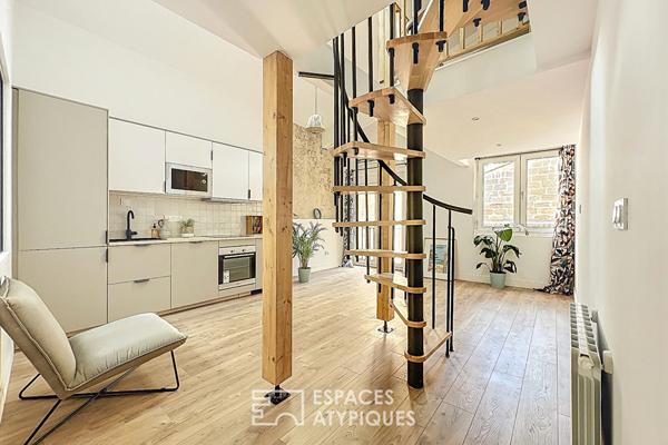 Le duplex esprit loft sur les quais