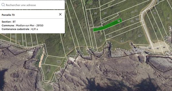 TERRAINS NON CONSTRUCTIBLES - MOELAN SUR MER