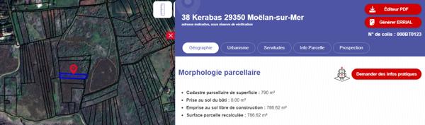 TERRAINS NON CONSTRUCTIBLES - MOELAN SUR MER