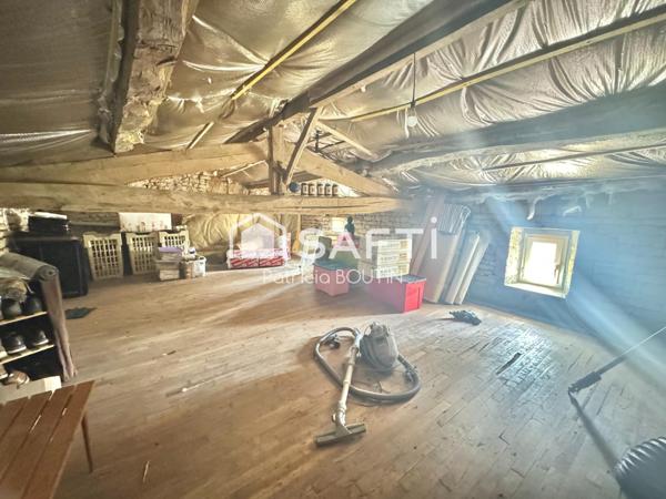 MAISON DE VILLAGE 3 CHAMBRES BUREAU GARAGE ACCES RIVIERE !