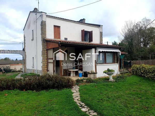 Maison 6 pièces + garage et dépendances